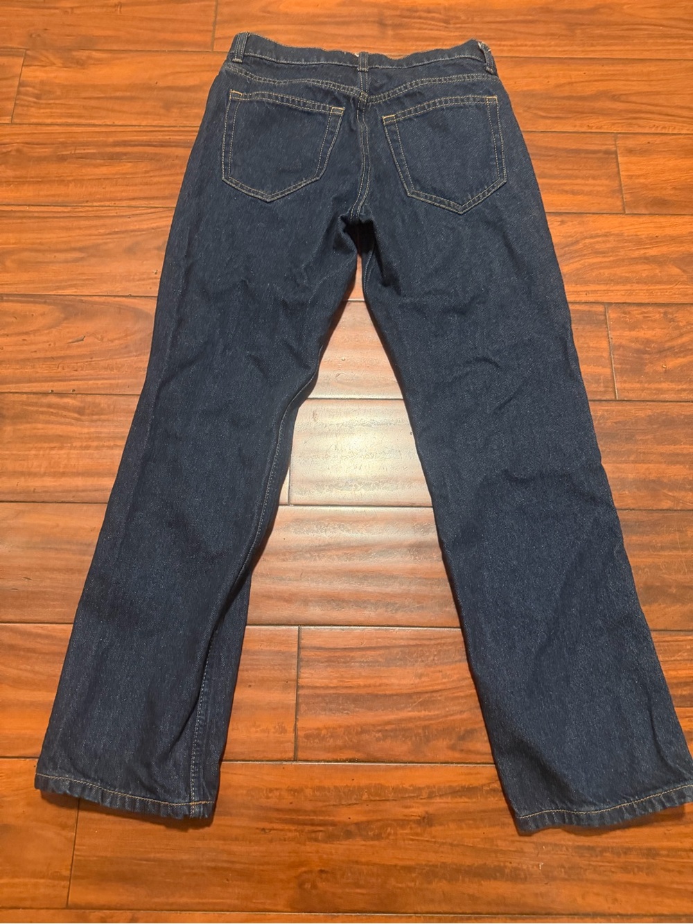 Reformation Dark‎ Indigo Straight-Leg Jeans
